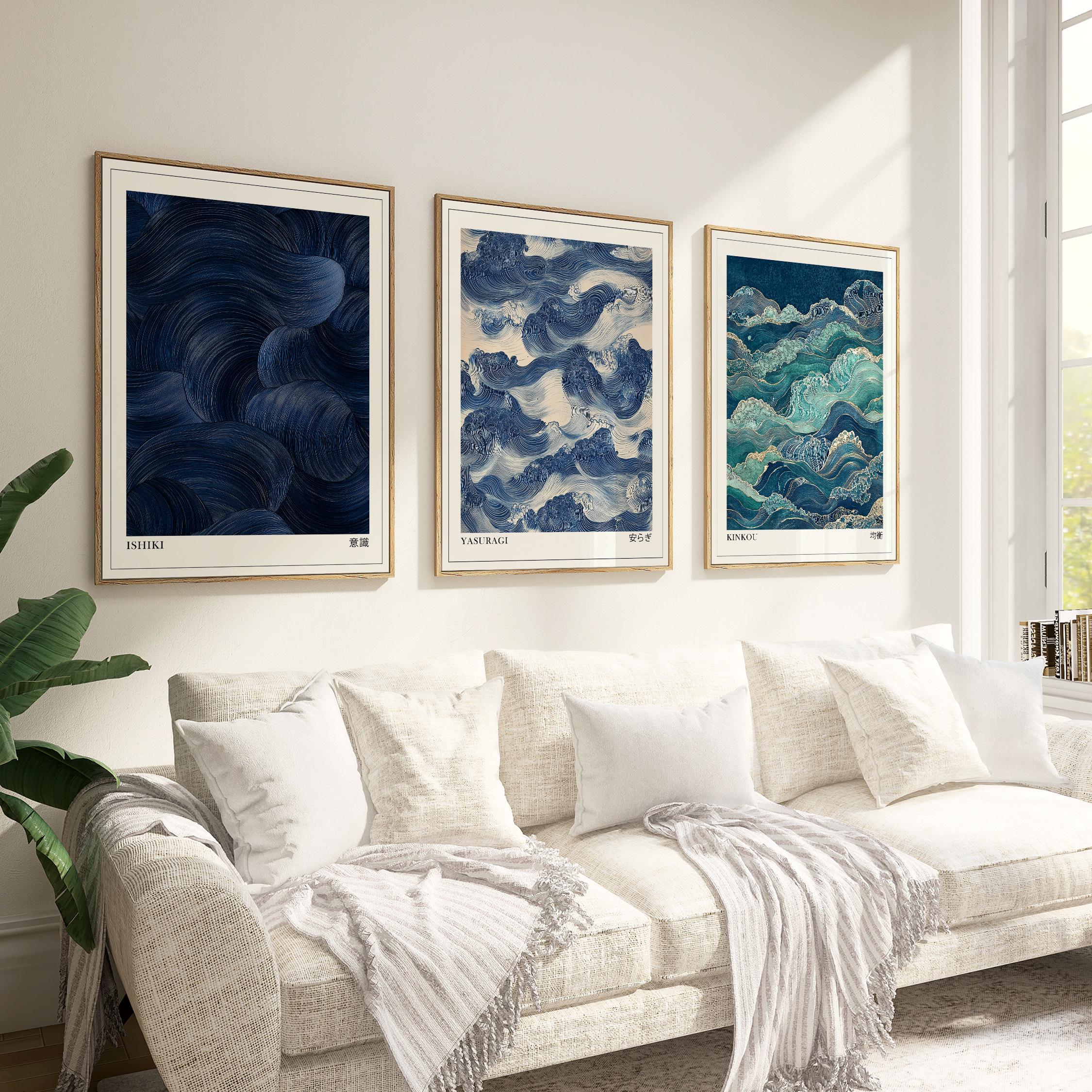 Lifestyle Of Japanese - Japandi Wall Art Set of 3,