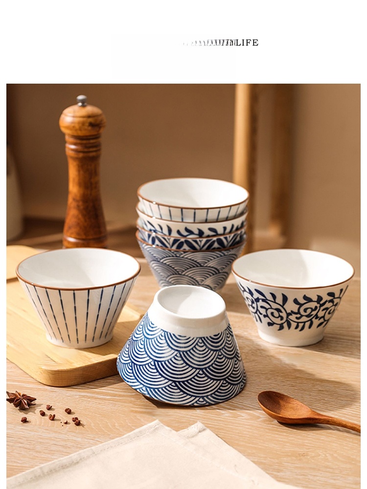 Japanese Lifestyle Brand - Elegant Japanese Style Ceramic Bowl High