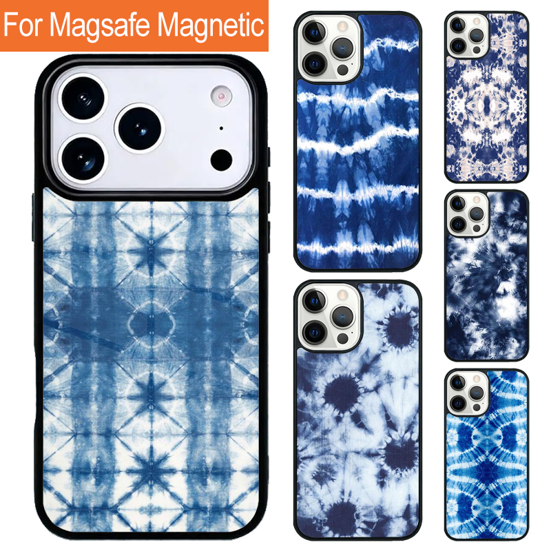 Shibori Tie Dye - Shibori indigo Tie Dye Magnetic Wireless