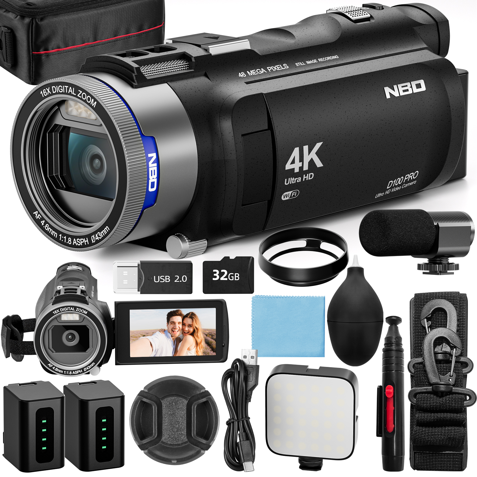 Lifestyle Of Japanese - NBD 4K HD&48MP Camcorder Video Camera