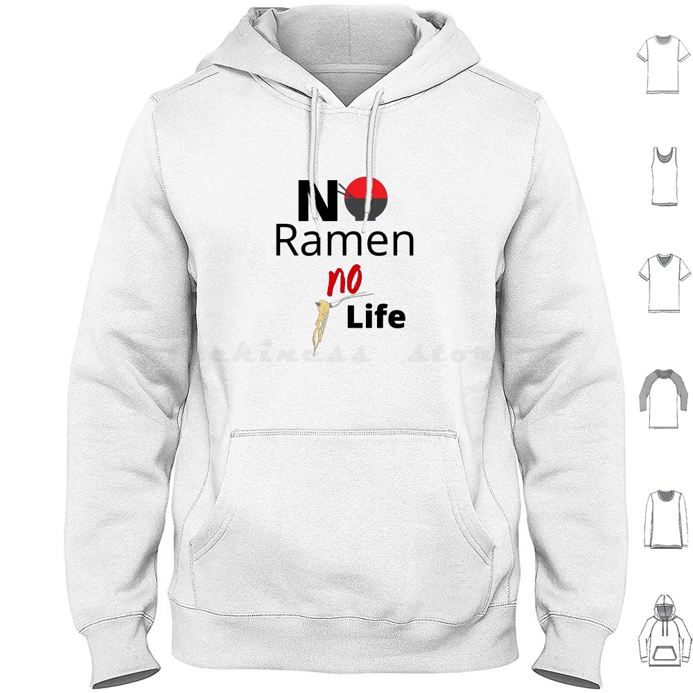 Japanese Lifestyle Anime - No Ramen No Life Hoodie Cotton
