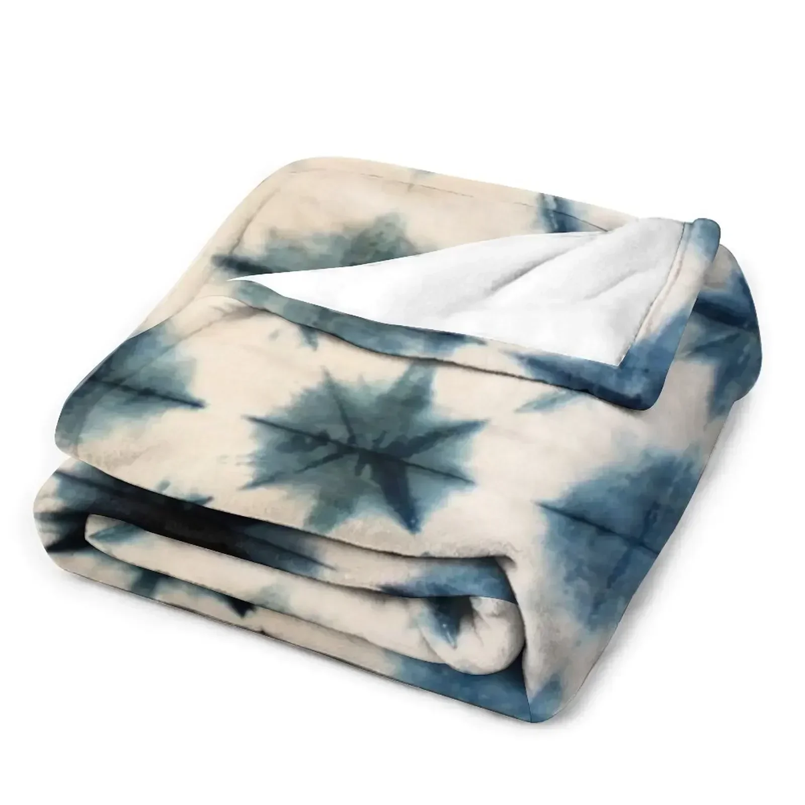 Shibori Tie Dye, Indigo Throw  – обзор и цена Shibori Tie Dye