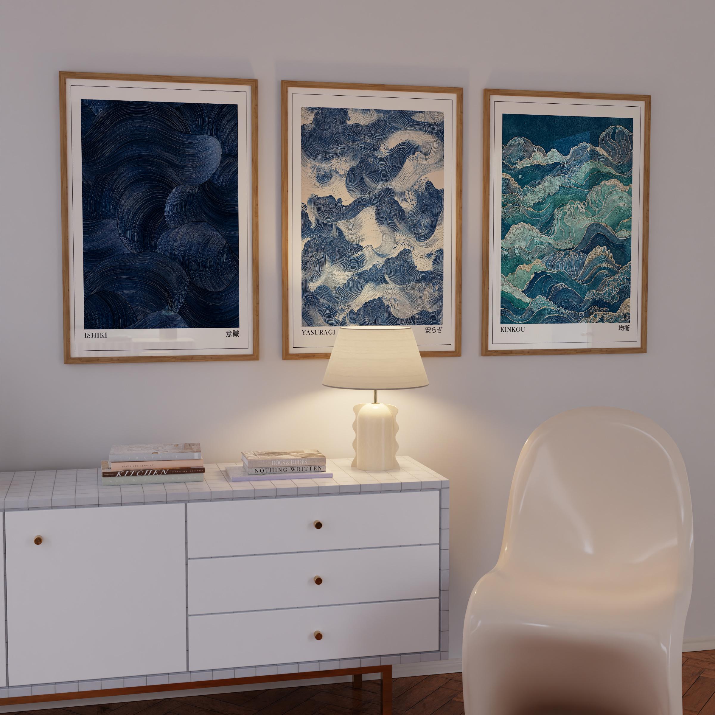 Japandi Wall Art Set of 3, Mod – обзор и цена Lifestyle Of Japanese