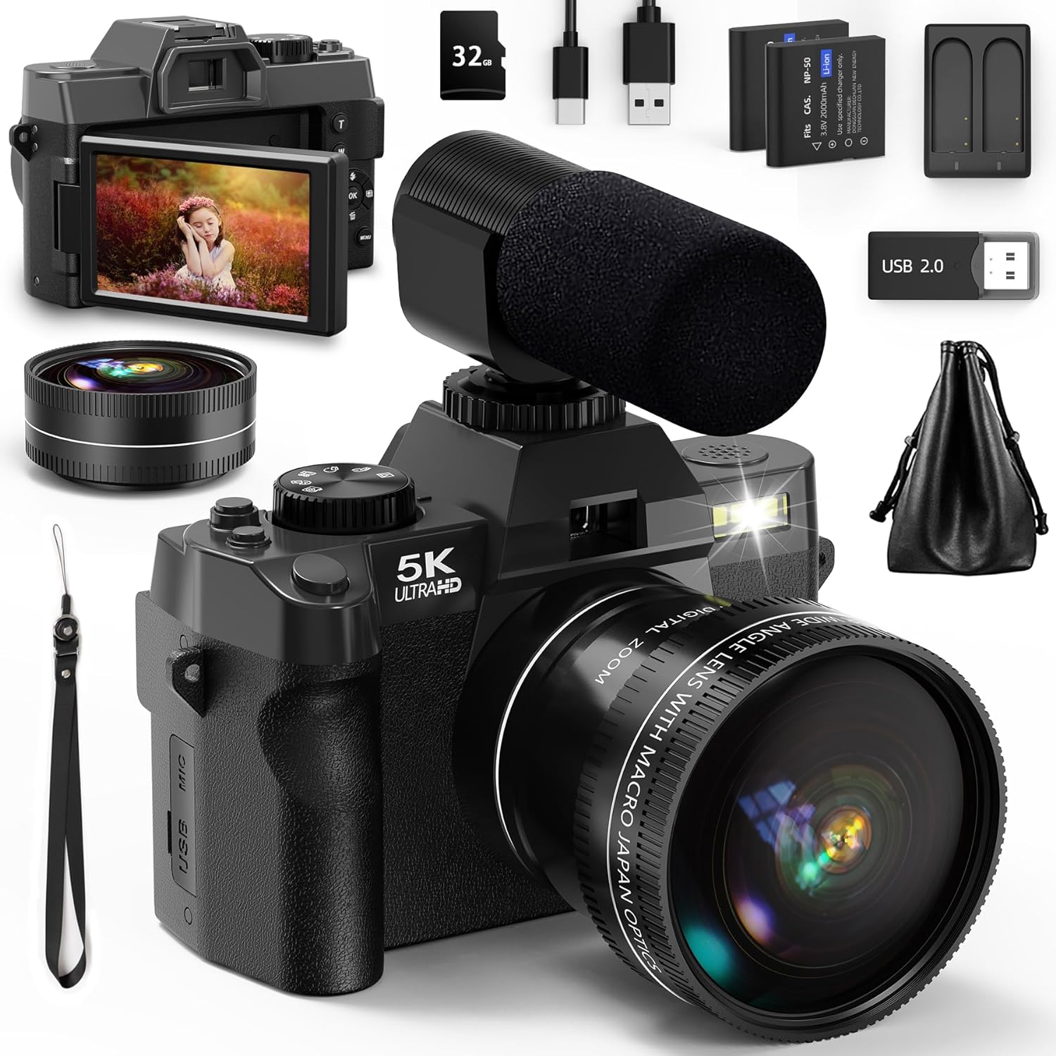 NBD 5K&48MP Digital Camera wit – обзор и цена Japanese Lifestyle App