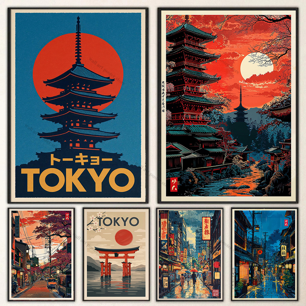 Rainy Tokyo Japanese Woodblock – обзор и цена Japanese Lifestyle Anime