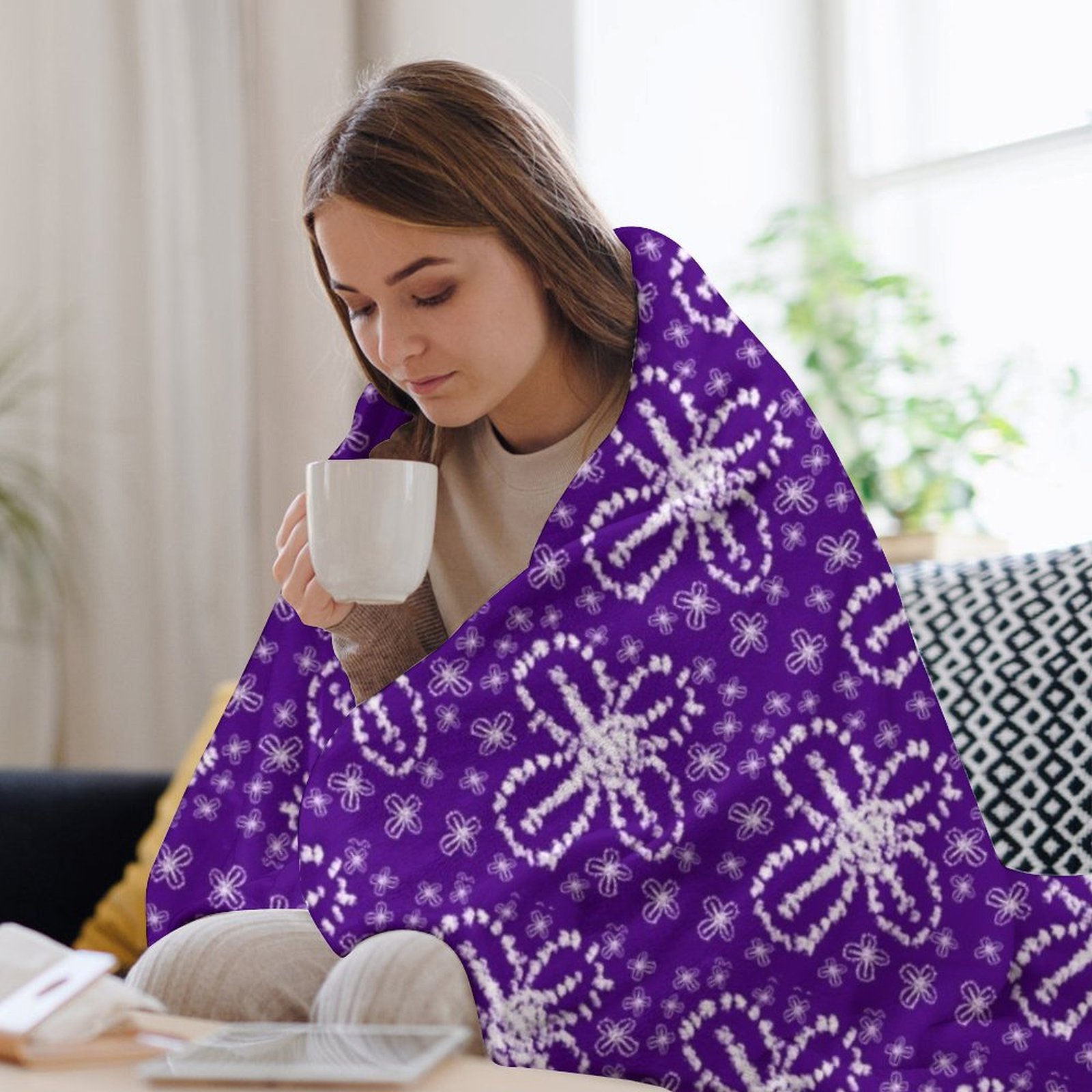 Modern Indigo Tie Dye Floral S – обзор и цена Shibori Tie Dye