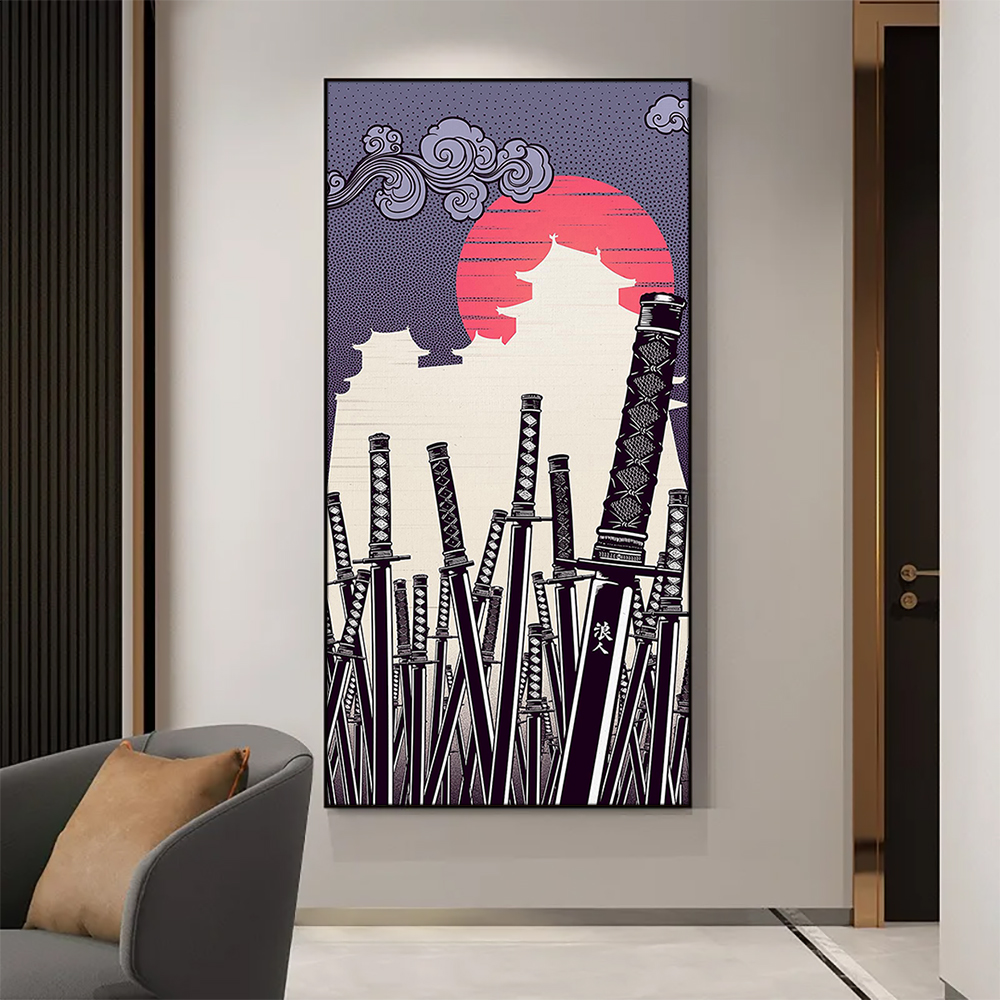 Japanese Katana Canvas Paintin – обзор и цена Lifestyle Of Japanese