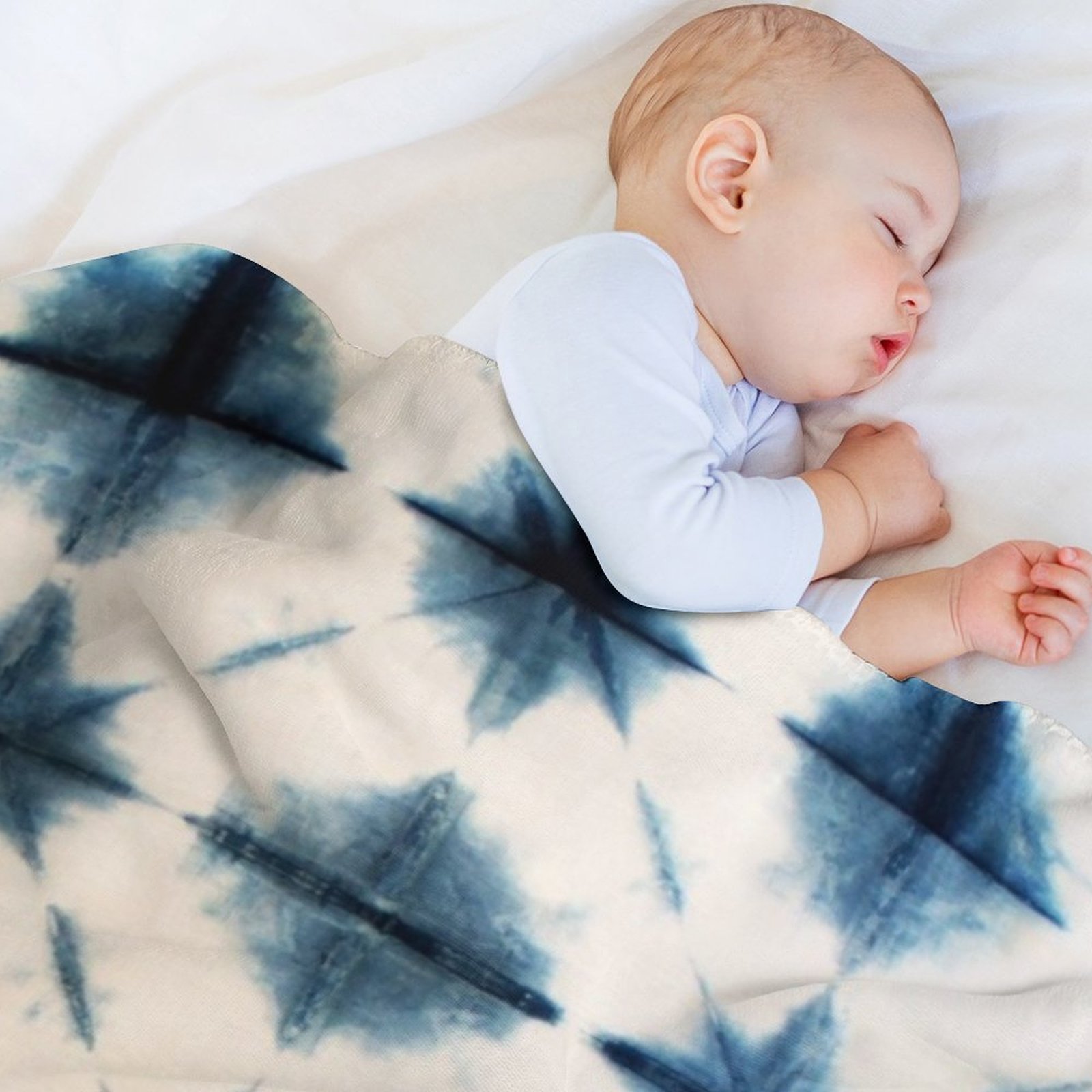 Shibori Tie Dye, Indigo Throw  – обзор и цена Shibori Tie Dye