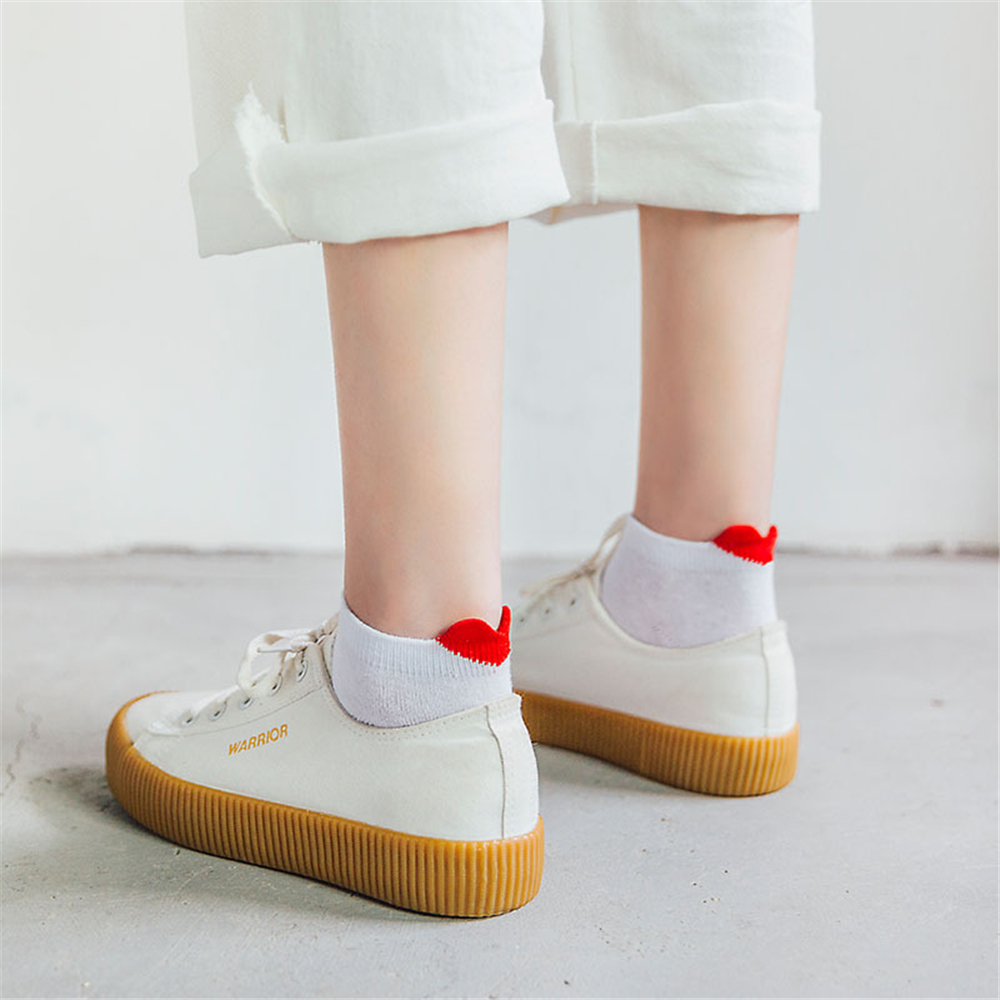 1 Pair Cute Girls' 3D Heart He – обзор и цена Japanese Women Lifestyle