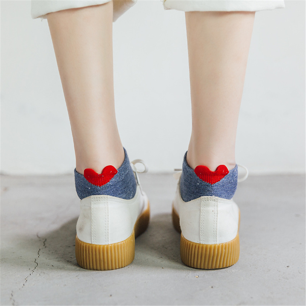 1 Pair Cute Girls' 3D Heart He – обзор и цена Japanese Women Lifestyle