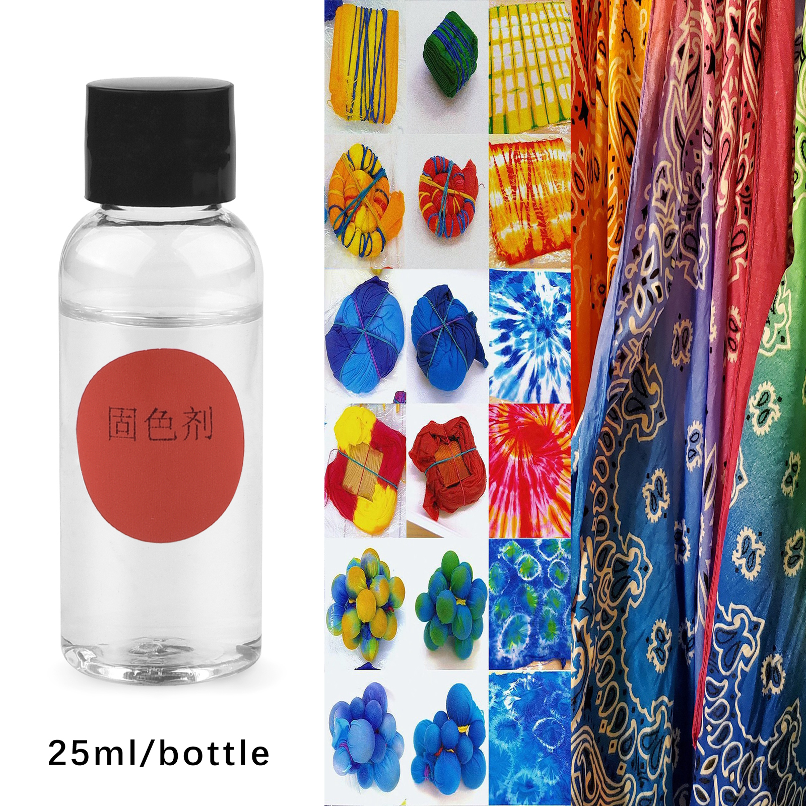 25ml Tie Dye Fixing Agent Form – обзор и цена Indigo Dye Kit