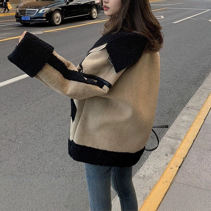 Lamb Wool Jacket Coats Woman K – обзор и цена Japanese Women Lifestyle
