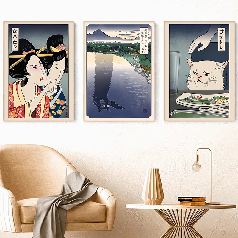 Japanese Ukiyoe Style Poster P – обзор и цена Japanese Women Lifestyle