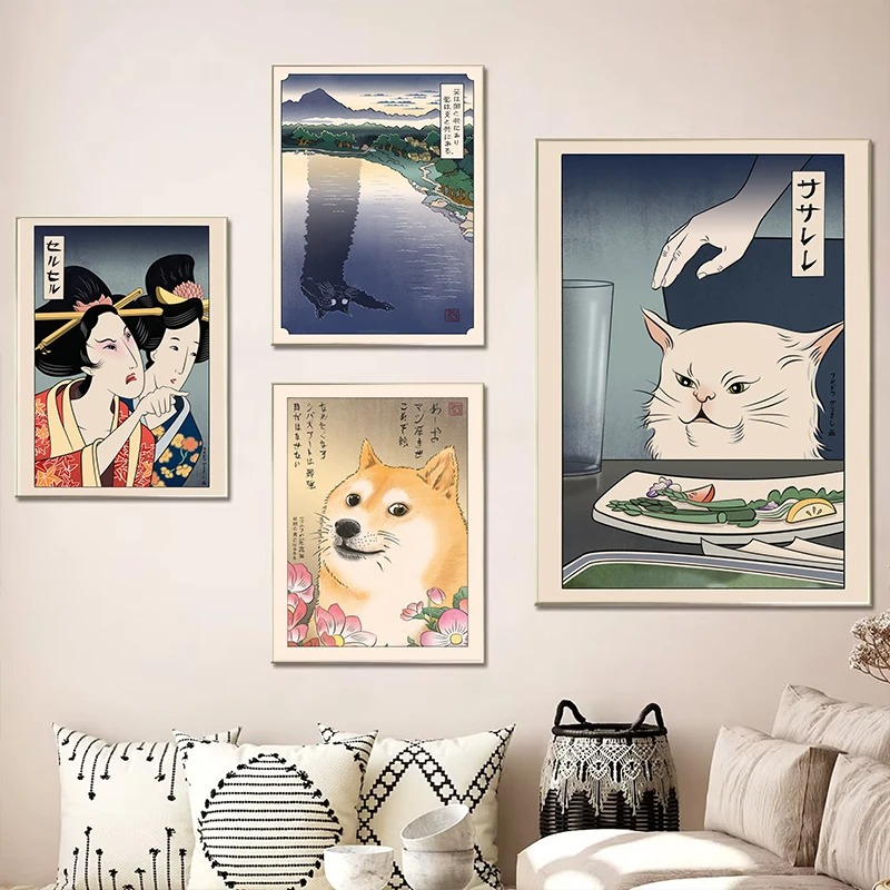 Japanese Ukiyoe Style Poster P – обзор и цена Japanese Women Lifestyle