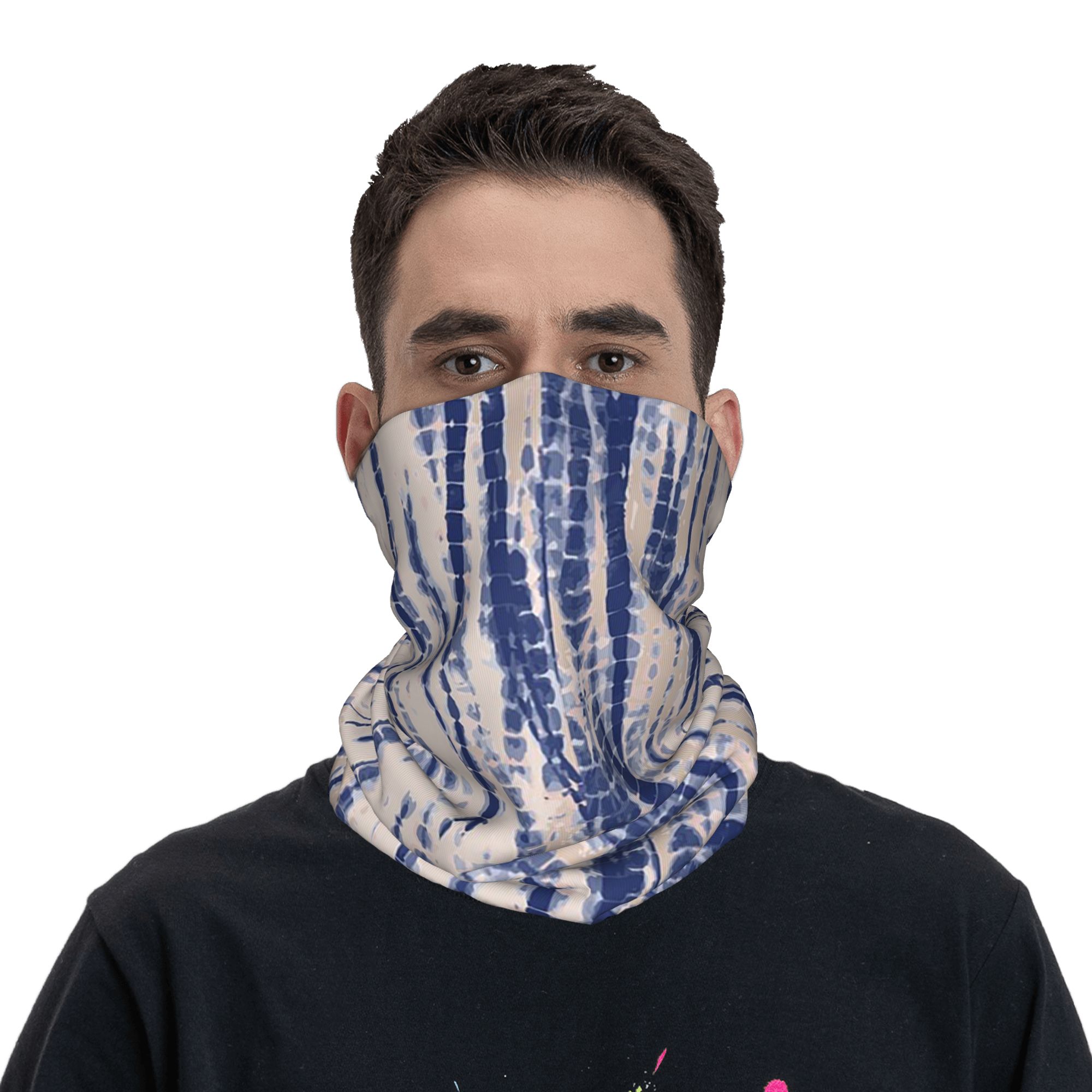 Indigo tie dye shibori print B – обзор и цена Shibori Tie Dye