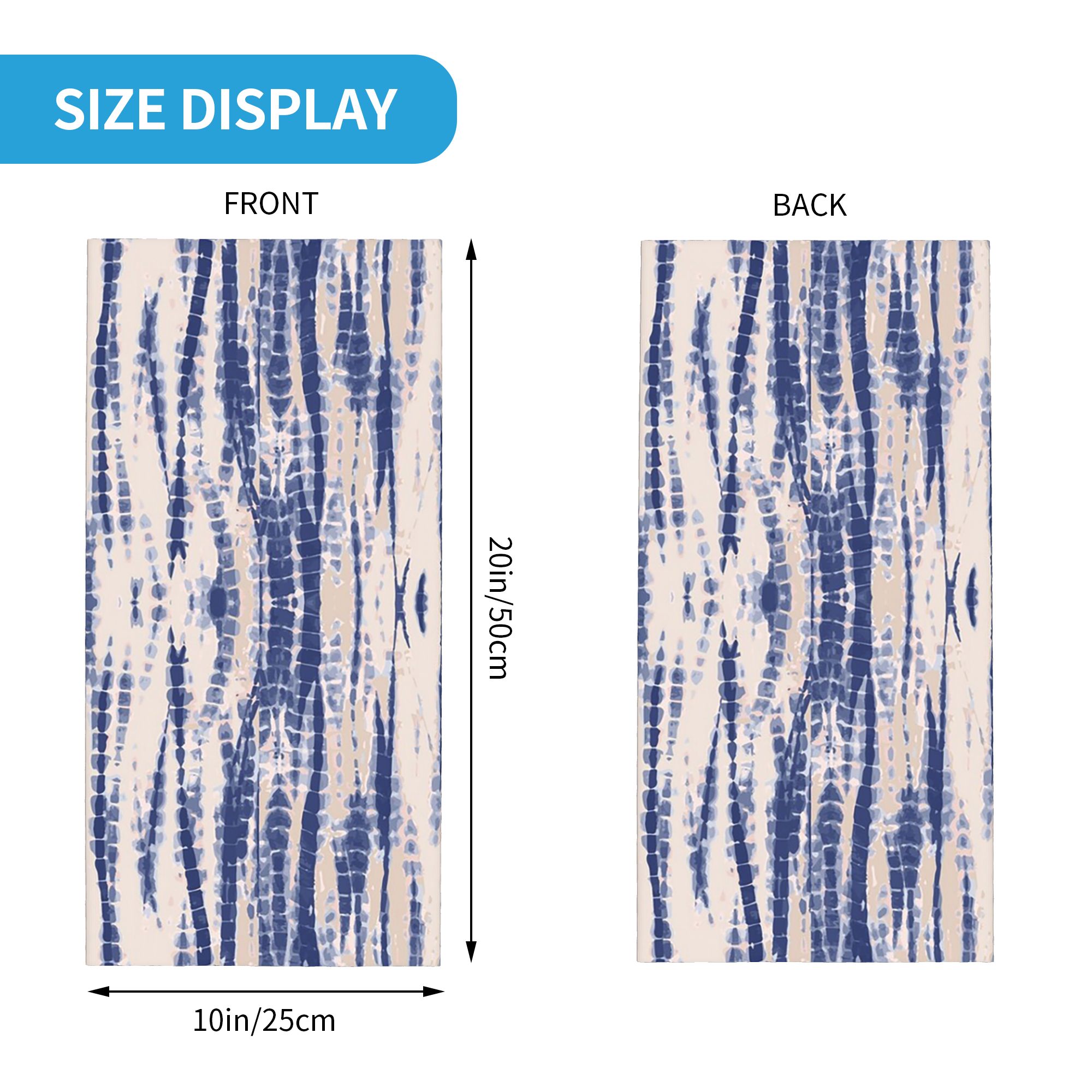 Indigo tie dye shibori print B – обзор и цена Shibori Tie Dye