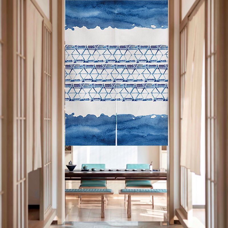 Indigo Japanese Door Curtain S – обзор и цена Shibori Tie Dye