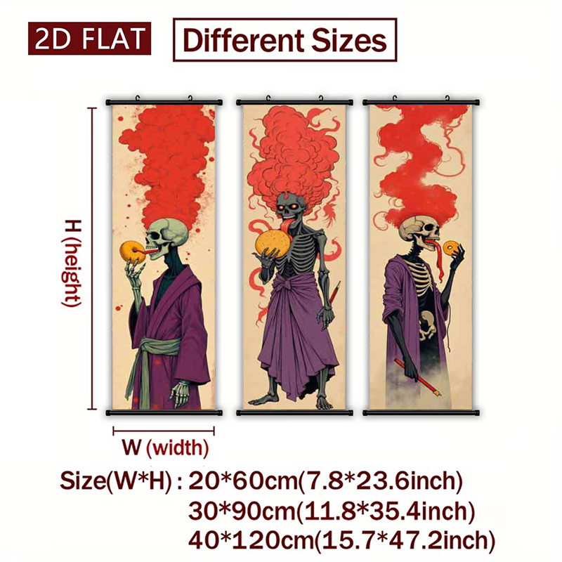 2D/FLAT-3pcs Skeleton Themed P – обзор и цена Lifestyle Of Japanese