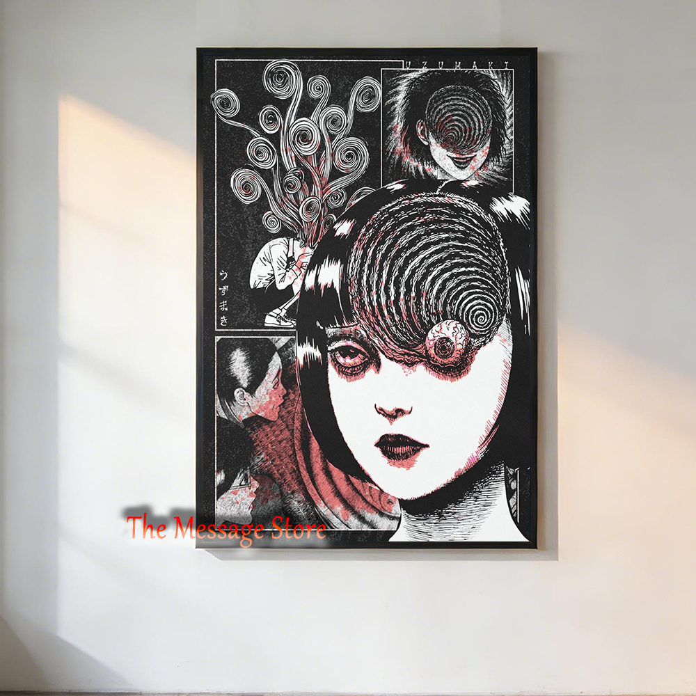 Junji Ito Uzumaki Poster Japan – обзор и цена Japanese Women Lifestyle