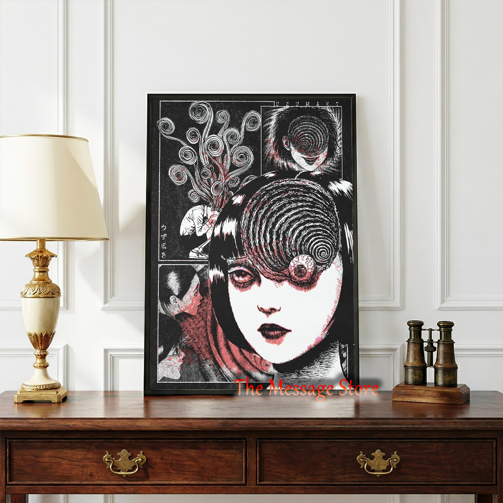 Junji Ito Uzumaki Poster Japan – обзор и цена Japanese Women Lifestyle