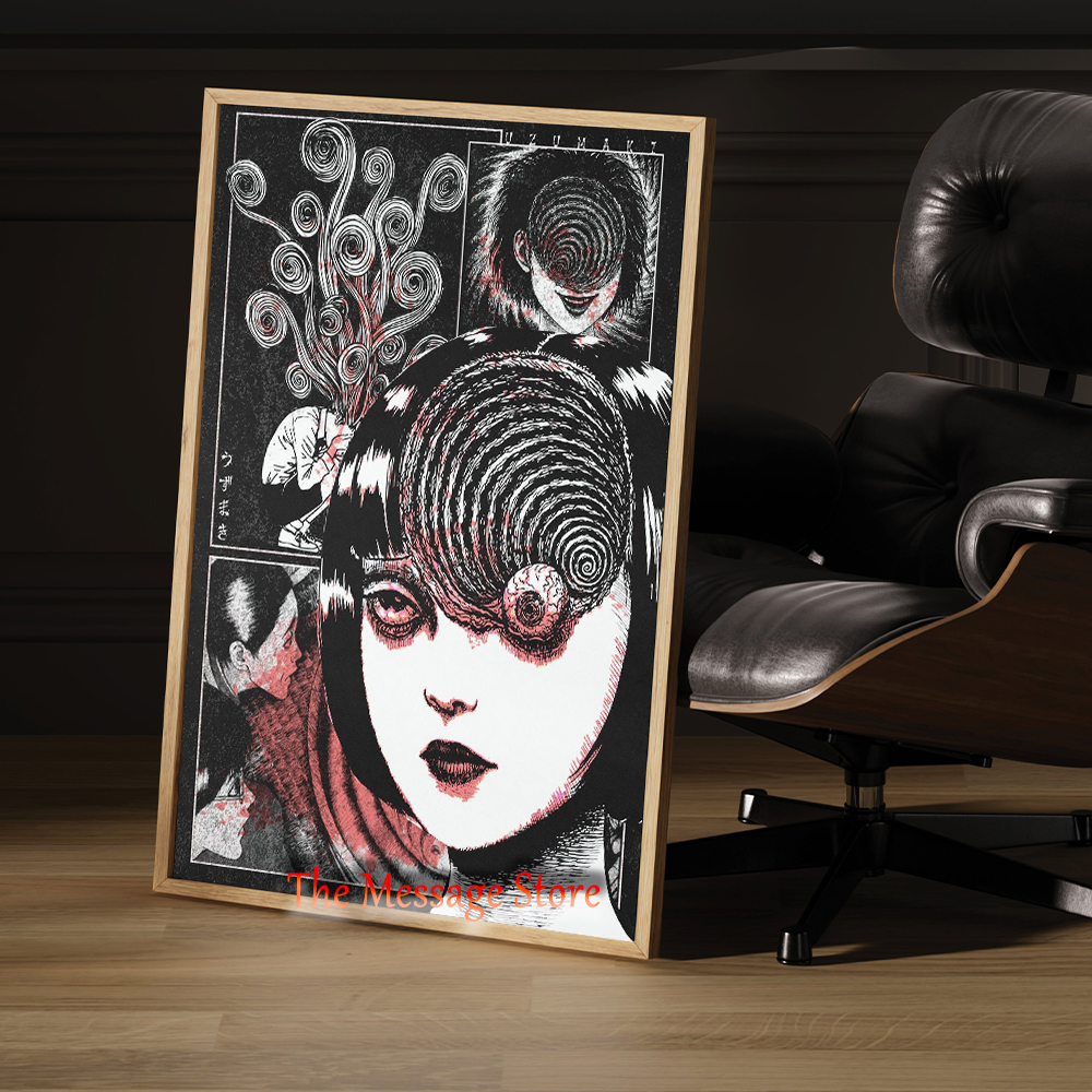 Junji Ito Uzumaki Poster Japan – обзор и цена Japanese Women Lifestyle